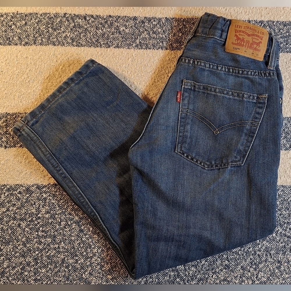 Levi's 550 Relaxed Blue Jeans Size 28X23